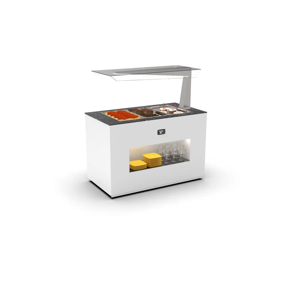 Подогреваемый буфет для гастрономических ёмкостей (GN) BUB65A