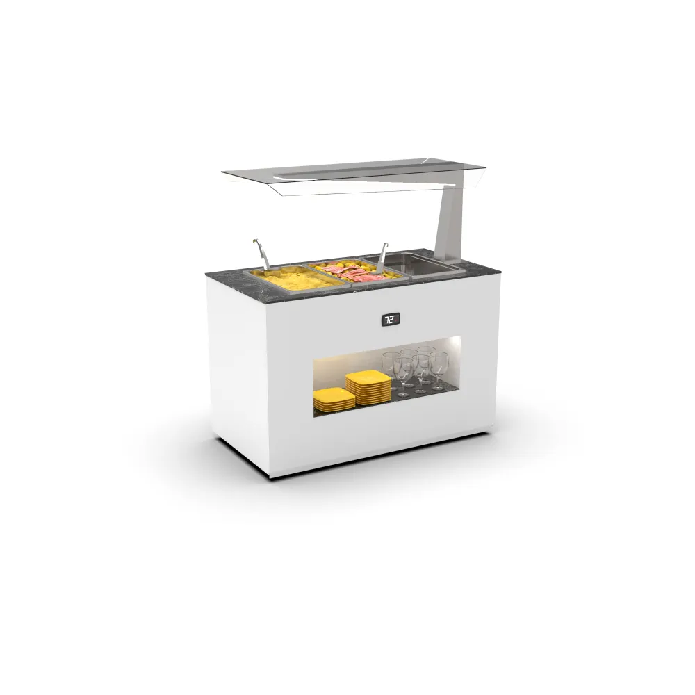 Подогреваемый буфет для гастрономических ёмкостей (GN) BUB150A