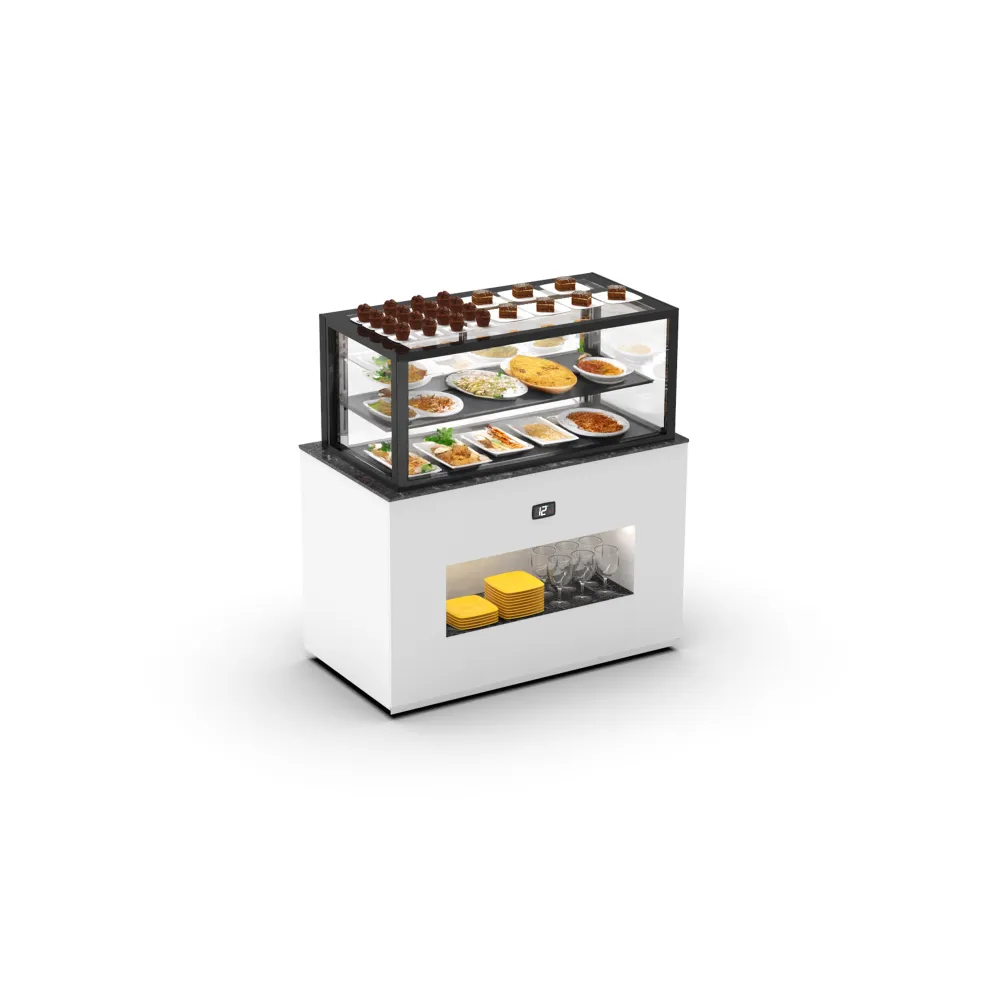 Подогреваемая буфет с витриной BUF120-50C