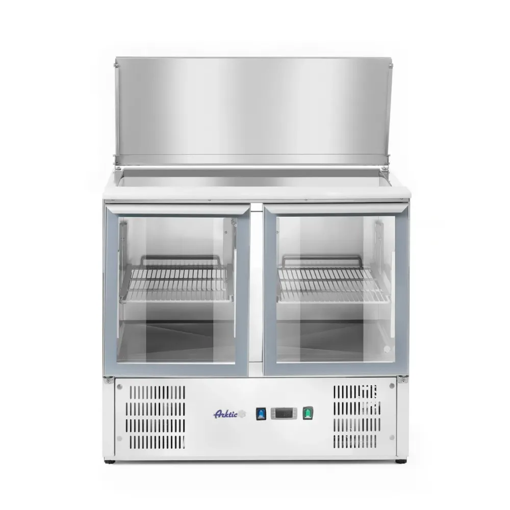 2-дверная холодильная витрина с подъёмной крышкой