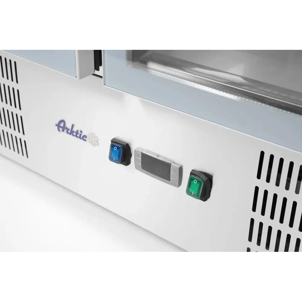 2-дверная холодильная витрина с подъёмной крышкой