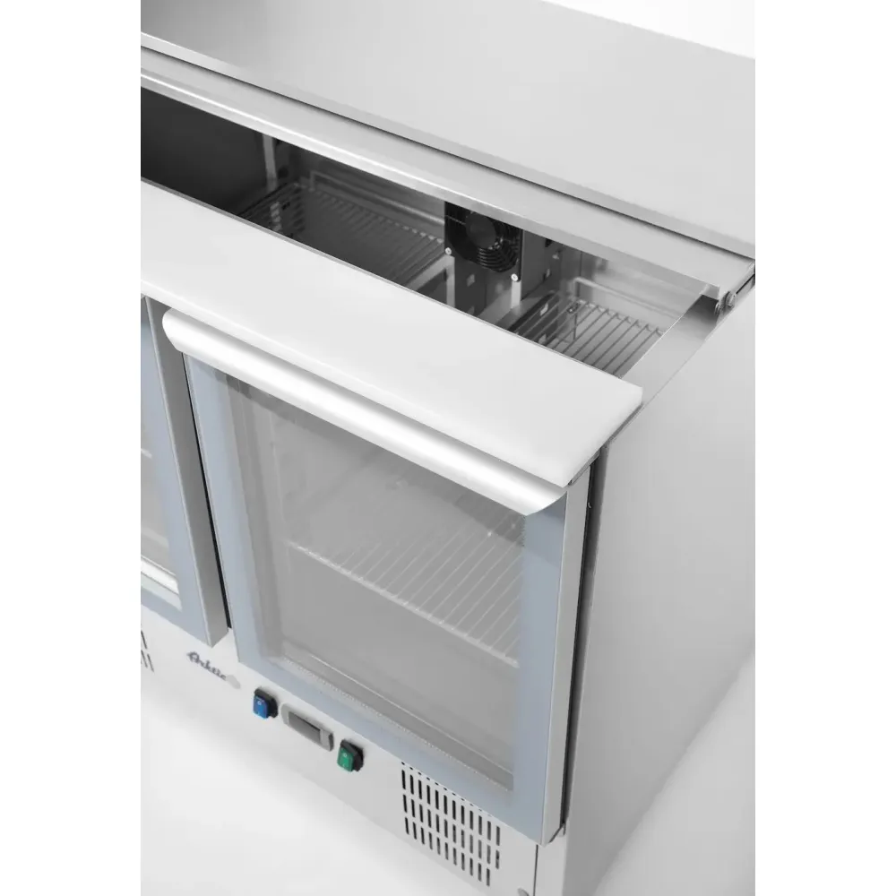 2-дверная холодильная витрина с подъёмной крышкой