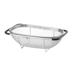 Расширяемый дуршлаг для раковины 360×240×(H)115 мм