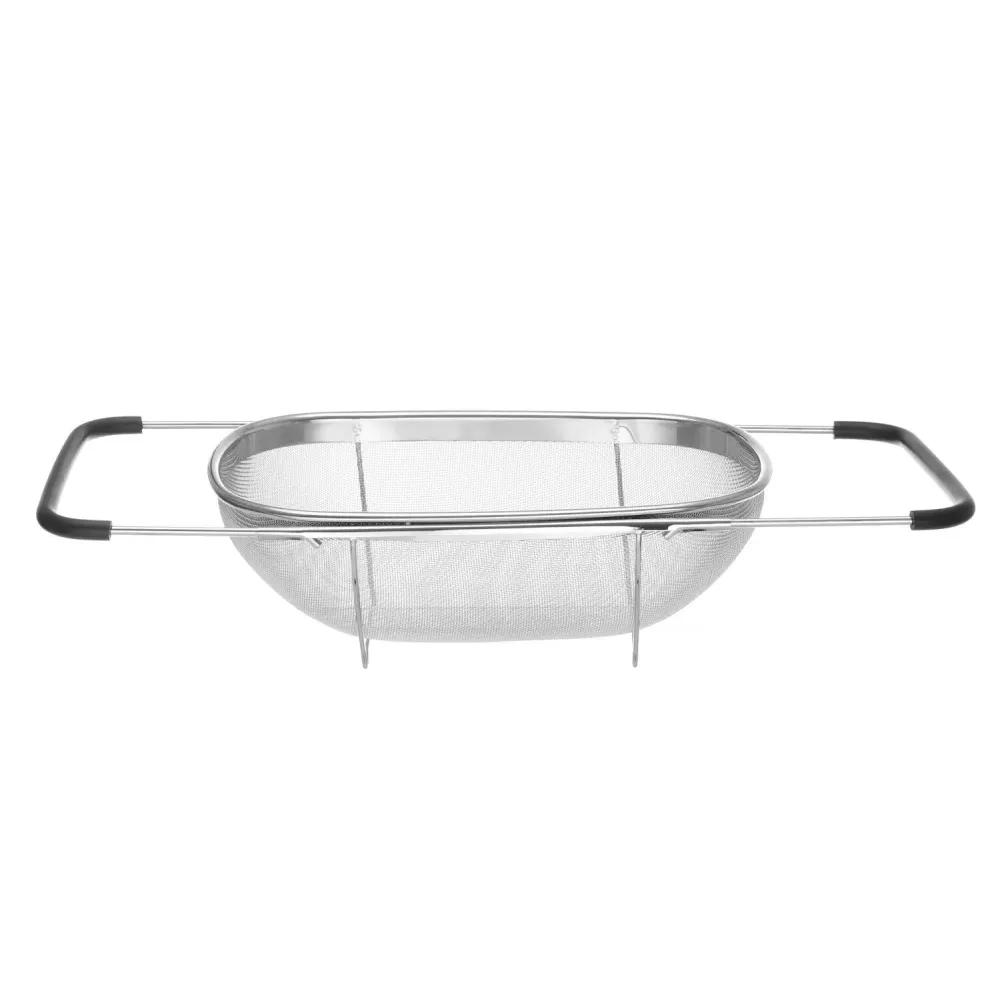 Расширяемый дуршлаг для раковины 360×240×(H)115 мм