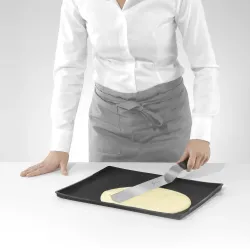 Шпатель с изогнутым лезвием 37x390mm