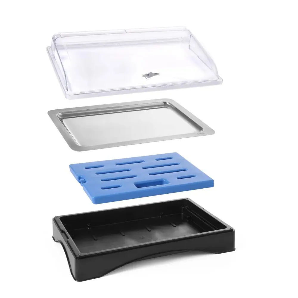 Поднос для сервировки с крышкой GN 1/1