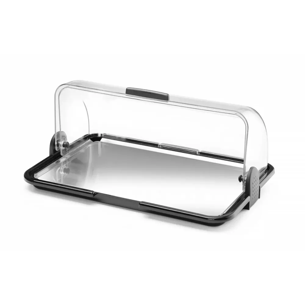 Двухфункциональная небольшая витрина типа «rolltop»