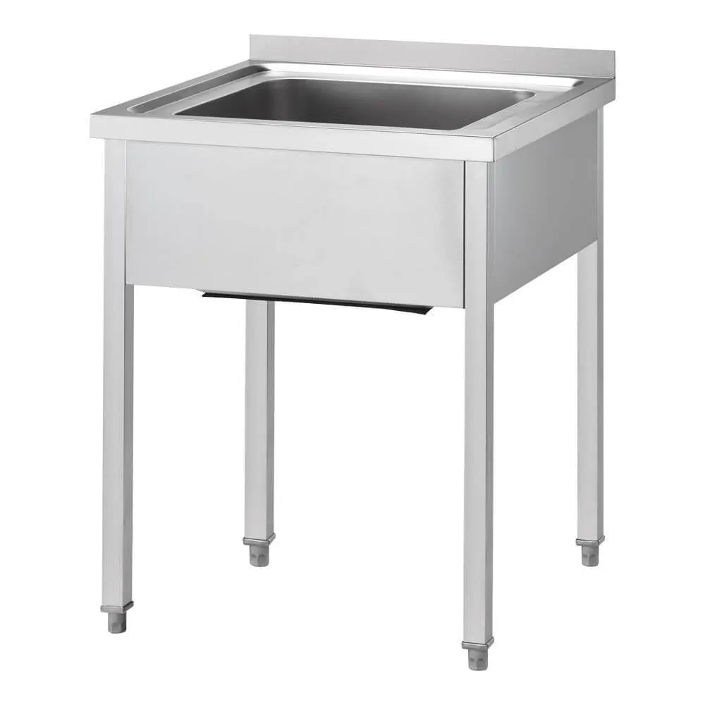 GREDIL стол для мойки из нержавеющей стали 600 × 600 × 850 мм (673466)