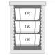 Теплоизолированный контейнер на 12× GN 1/1, высота 20 мм (055106)