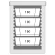 Теплоизолированный контейнер на 12× GN 1/1, высота 20 мм (055106)
