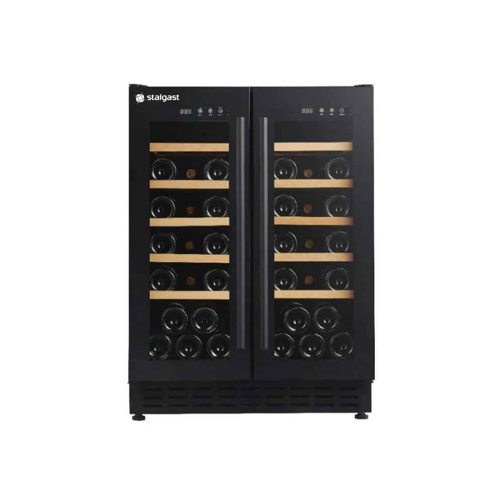 Винный шкаф с двумя температурными зонами, 120 л (881120)