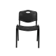 Стул ISO PLAST 0102, чёрный (KKO/ISO.PLAST.0102/NS/STM)