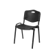 Стул ISO PLAST 0102, чёрный (KKO/ISO.PLAST.0102/NS/STM)