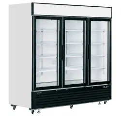 Морозильная витрина 1436 л, 3 распашные двери, белая