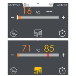 Электрический фритюр с нейтральным шкафом 8+8 л Touch Screen 70 F2/8-74ETT