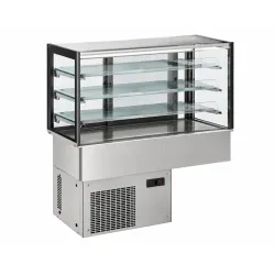 Холодильная витрина с раздвижными дверцами 3 GN1/1 DROP-IN DDRVC7-S-CP-3-3