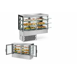 Холодильная витрина, распашные двери 2 GN1/1 DROP-IN DDRVC7-H-CP-3-2