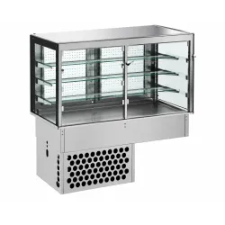 Холодильная витрина, распашные двери 2 GN1/1 DROP-IN DDRVC7-H-CP-3-2