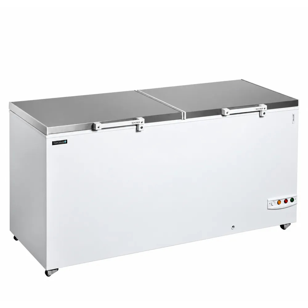 Морозильный ларь с крышкой из нержавеющей стали, 565 л (FR606S SL)