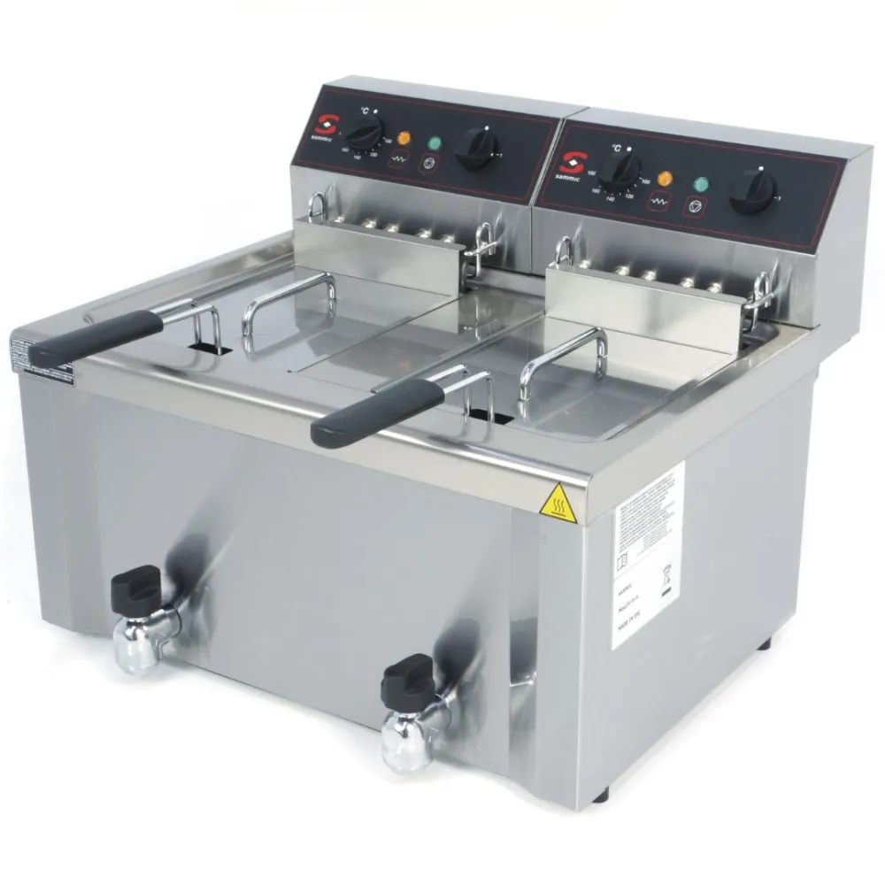 Электрическая фритюрница 12+12 л, FE-12+12