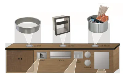 Мебель и органайзеры для удобства клиентов