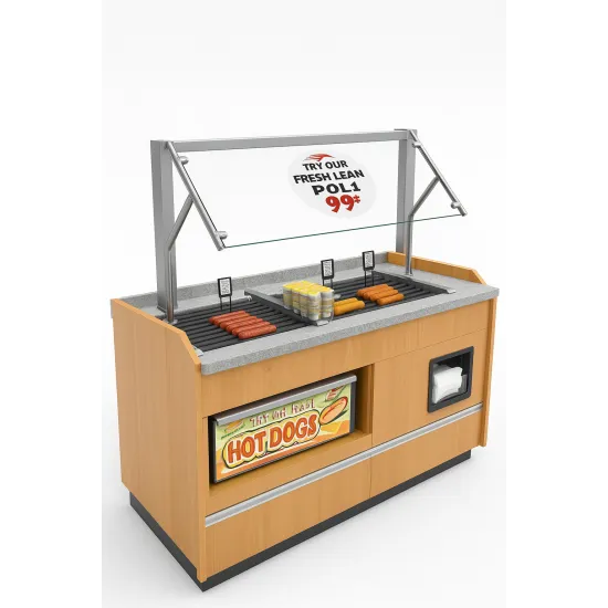 Зона подачи горячих блюд