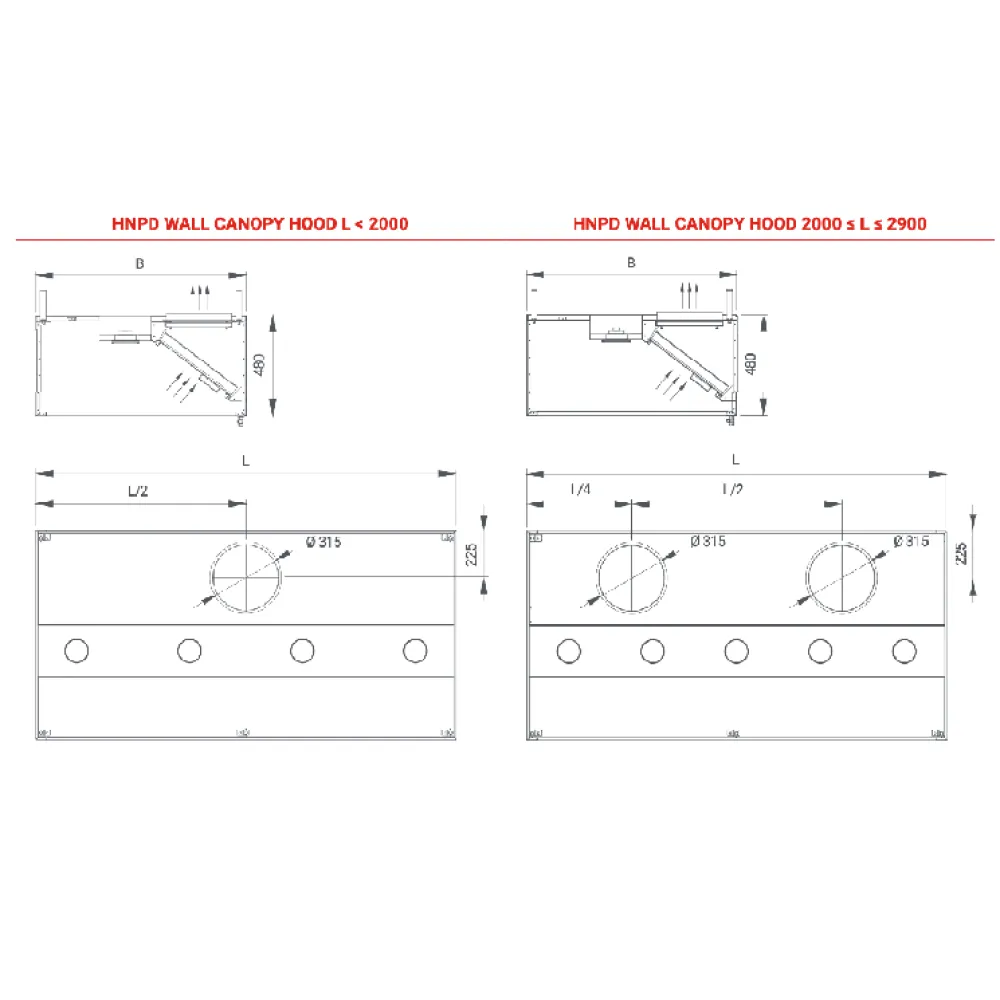 Паровая вытяжка HNPD 900