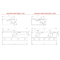 Паровая вытяжка HNPD 800