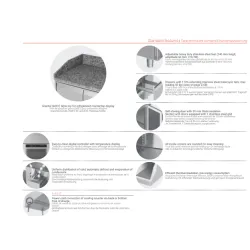Холодильный стол с гранитной столешницей 2130 мм P404