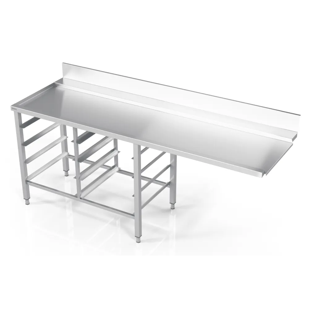 Стол к посудомойке для 8 кассет 2100