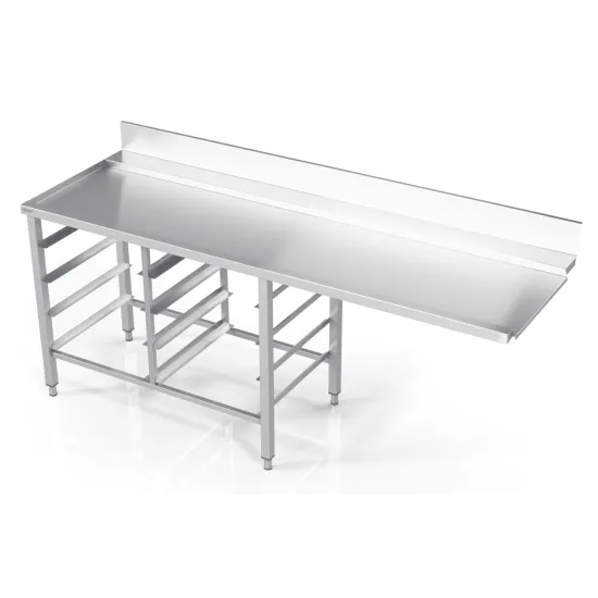 Стол после мытья для 8 кассет