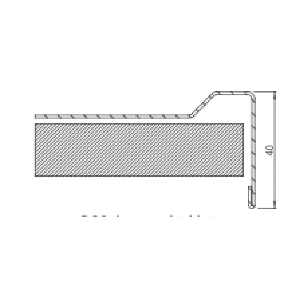 Столешница из нержавеющей стали 700