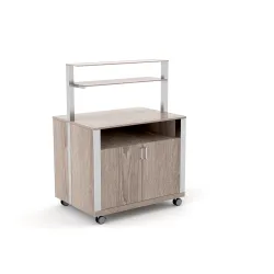 НЕЙТРАЛЬНЫЙ МОДУЛЬ С ВЕРХНИМИ ПОЛКАМИ, ДВЕРЦАМИ И ОТДЕЛЕНИЕМ ДЛЯ ПОСУДЫ ATHENA SAL VP 2 AL