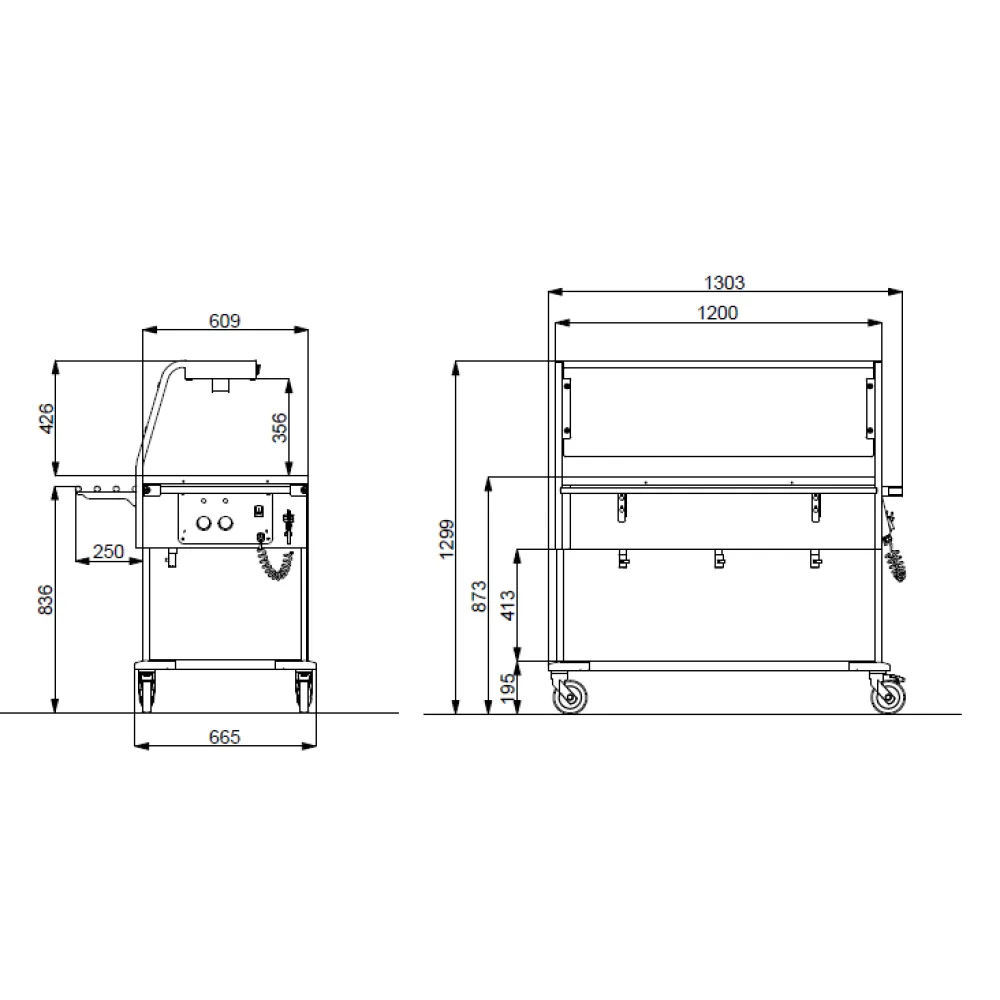 ТЕЛЕЖКА-МАРМИТ С ГАЛОГЕННЫМИ ЛАМПАМИ COMPASS 3 HALO SEP