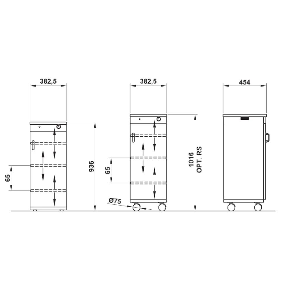 ШКАФ ДЛЯ ПОДОГРЕВА ПИЩИ ИЛИ ПОСУДЫ GEMMA60