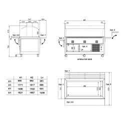ХОЛОДИЛЬНЫЙ БУФЕТ С ВЕНТИЛЯТОРОМ KIDS 5 RV