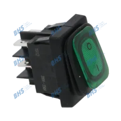 BIPOLAR SWITCH GREEN 16A 250V
