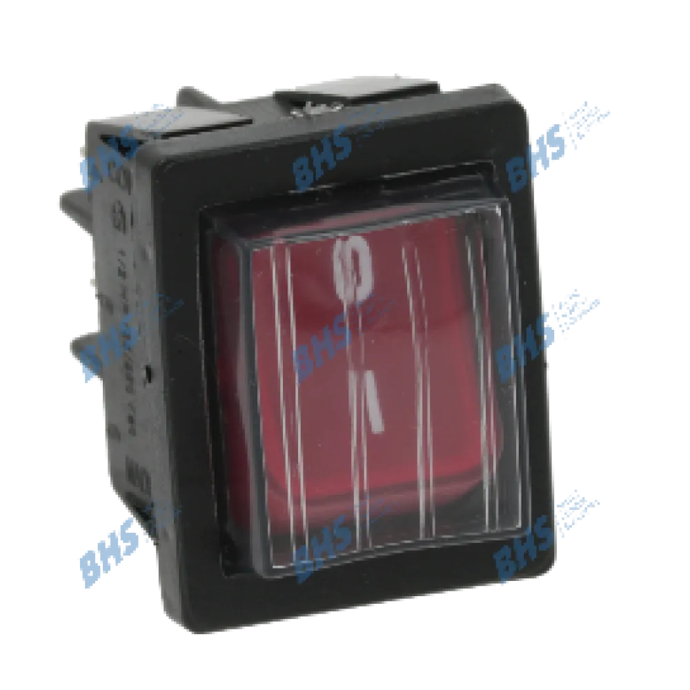 BIPOLAR SWITCH RED 16A 250V