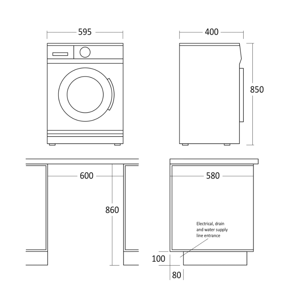 Cтиральная машина WAH 1506 W