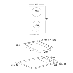 Индукционная плита K 52 Domino
