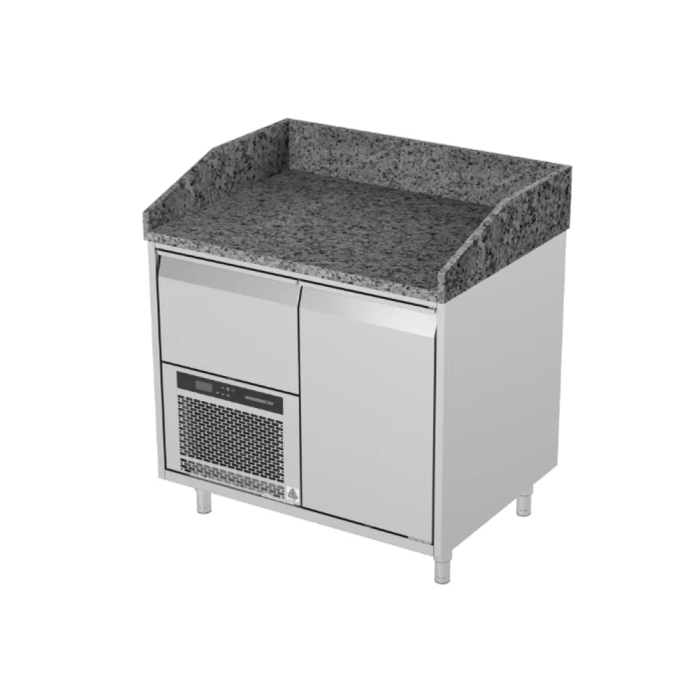 Холодильный стол с гранитной столешницей P101 940 мм