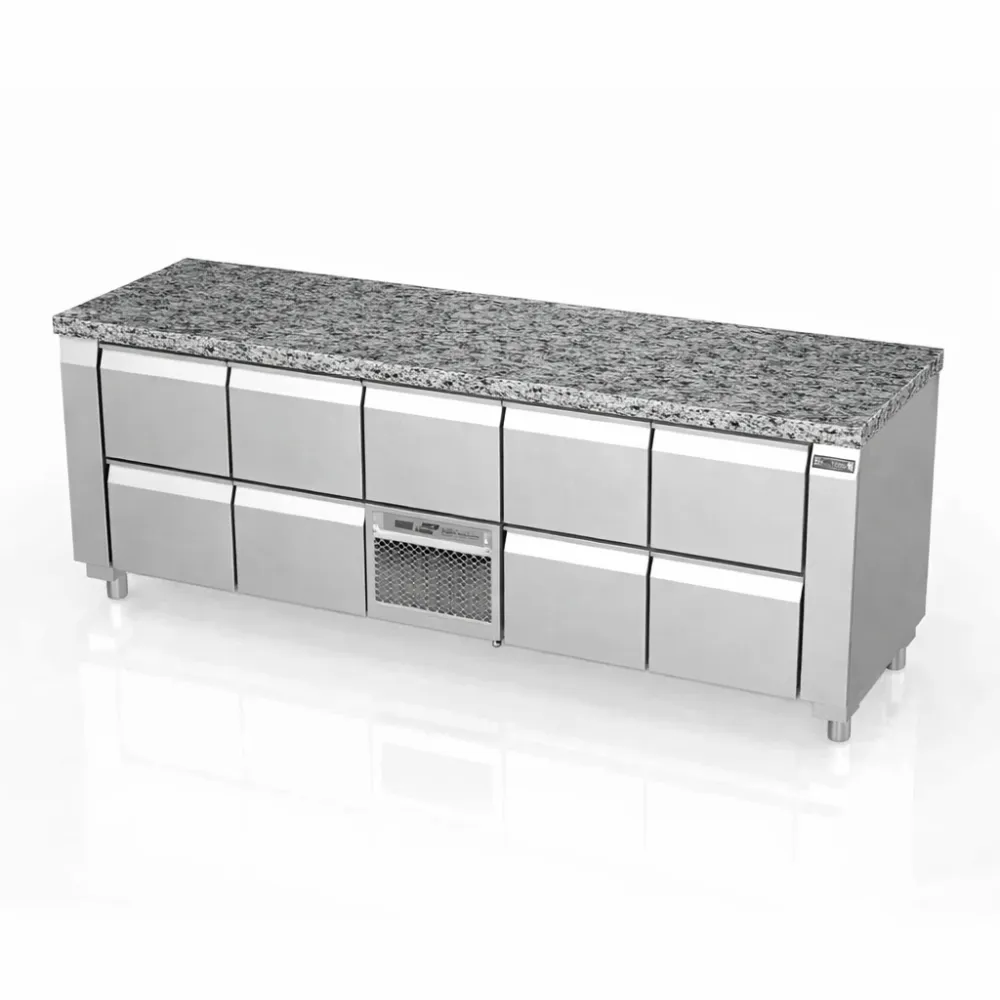 Холодильный стол с гранитной столешницей 2130 мм P414
