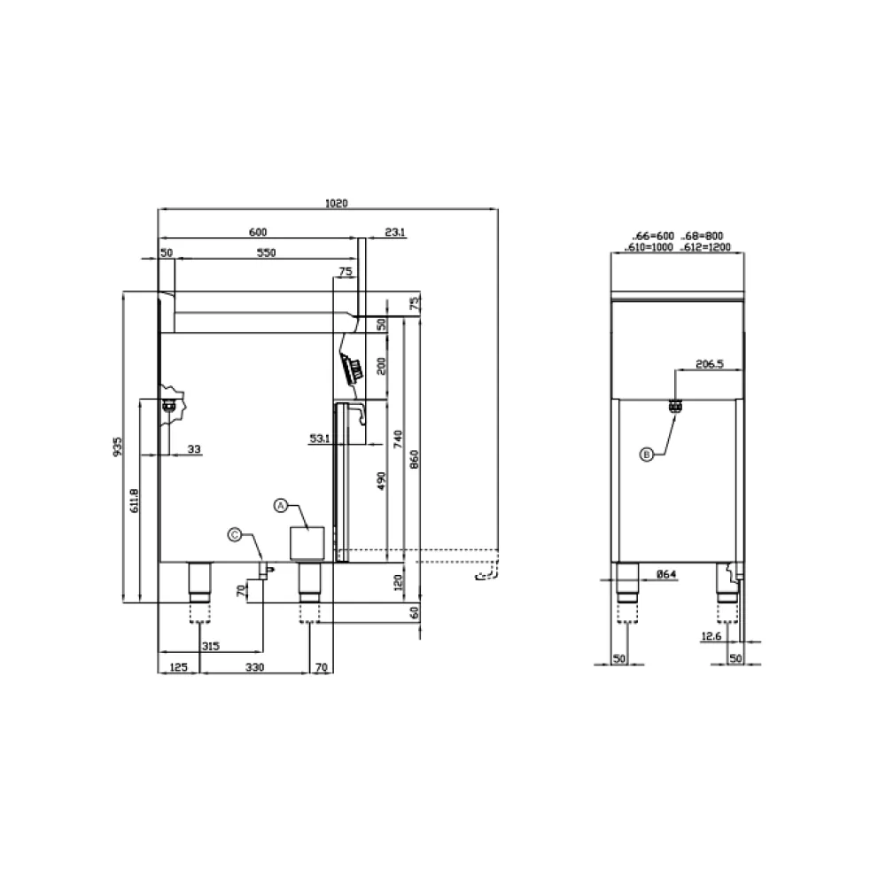 Электрическая плита с духовкой LOTUS 06660632X