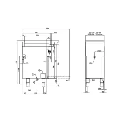 Электрическая плита с духовкой CFM4-66ETX/V