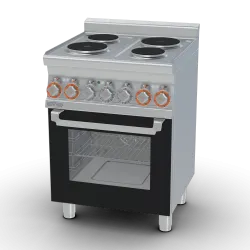 Электрическая плита с духовым шкафом, 4 конфорки CFM4-66ET/V
