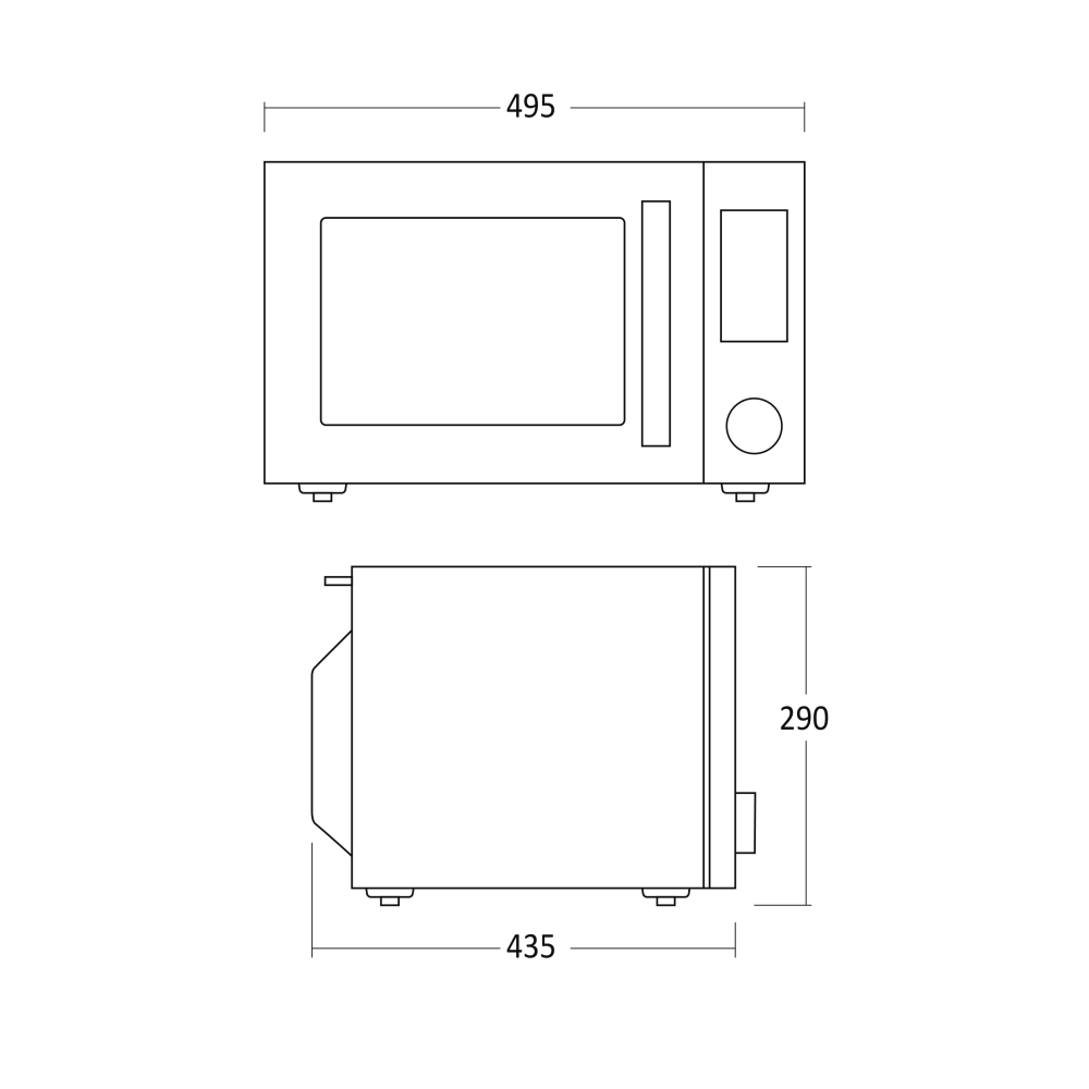 Микроволновая печь MWC26B (33097210000MWC26B)