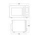 Микроволновая печь MWC26B (33097210000MWC26B)
