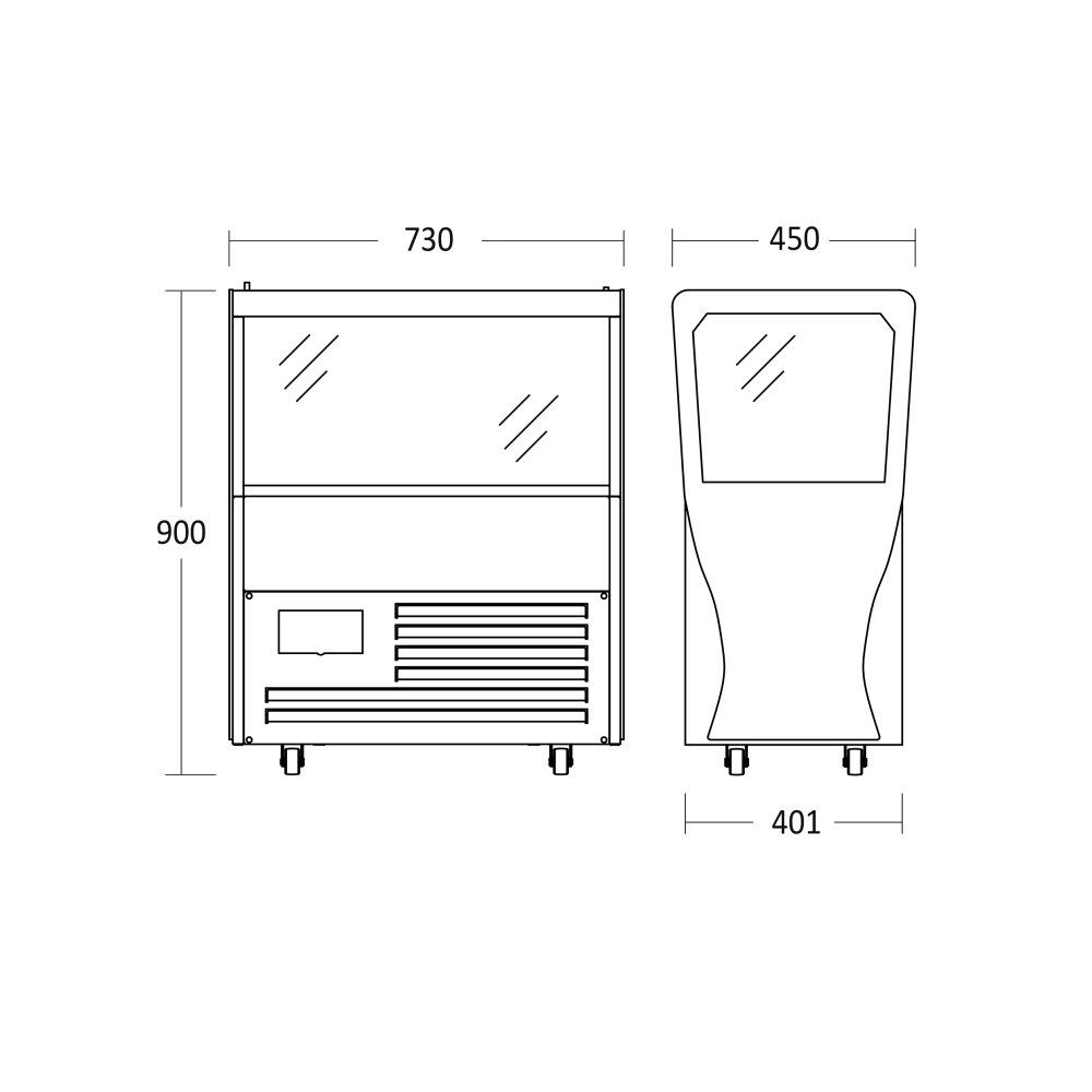 Импульсная витрина 68L IMC82BC (67311610000IMC82BC)
