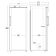 Xолодильник 510L GUR 590 W (31318510000GUR590WB)