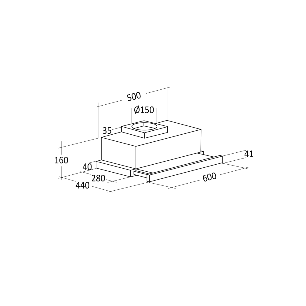 Вытяжка KHP60300A